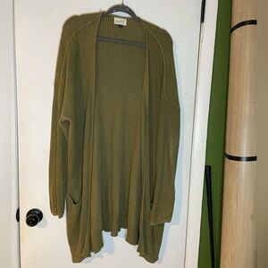 Women’s Green Cardigan